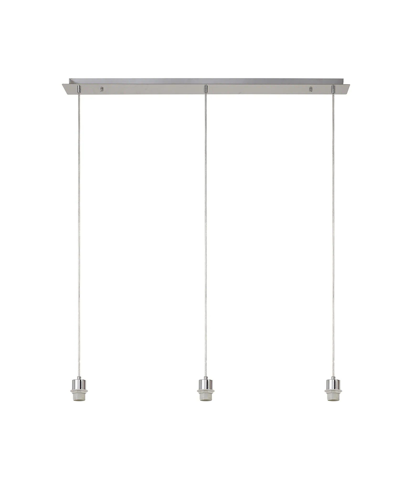 Baymont 2m Linear Pendant 3 Light Satin Nickel